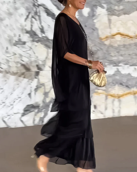 Heledd | Elegant Long Flowing Dress