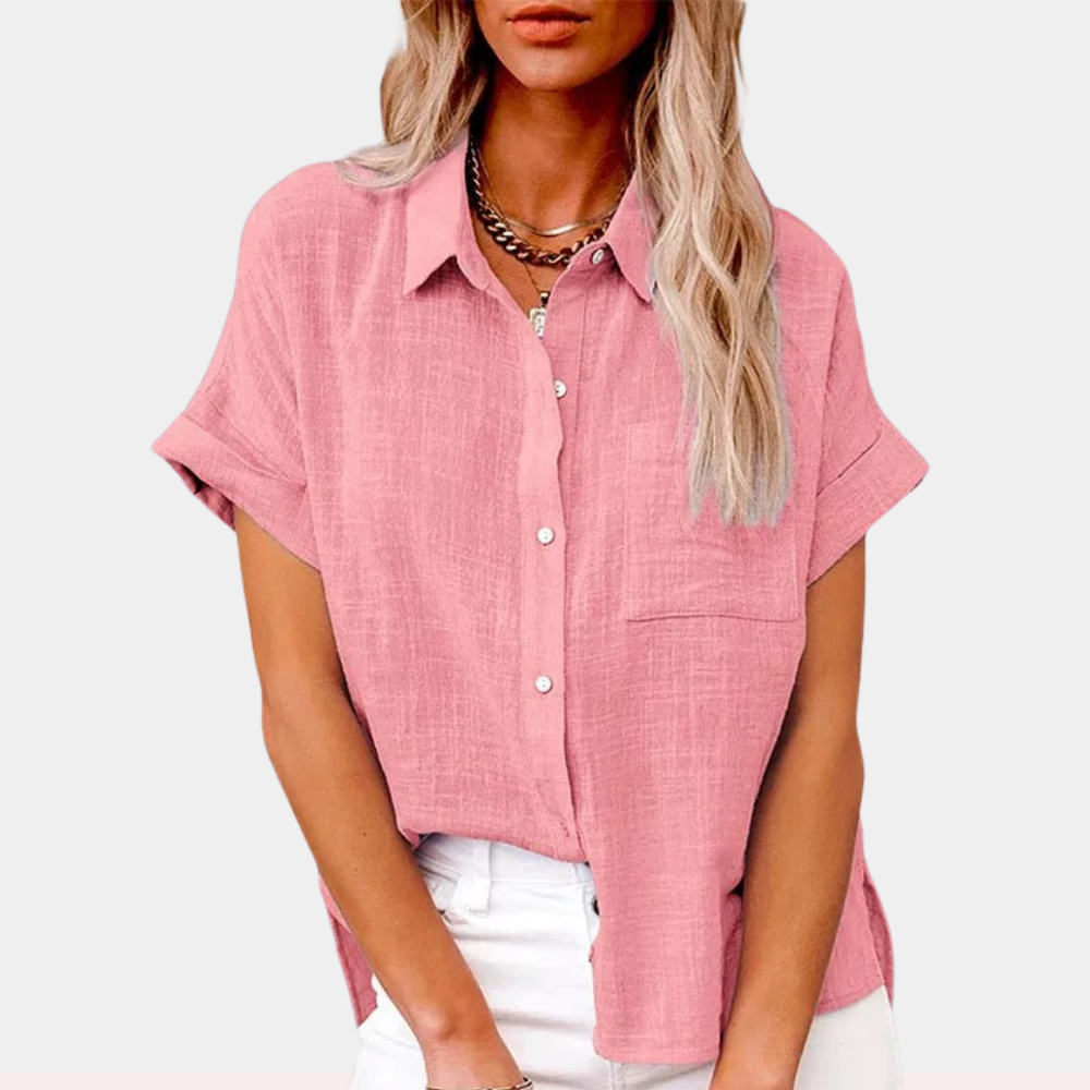 Olive | Lightweight Shirt with Front Pocket