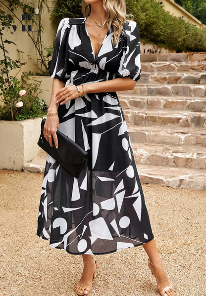 Lydia | Elegant Floral Dress