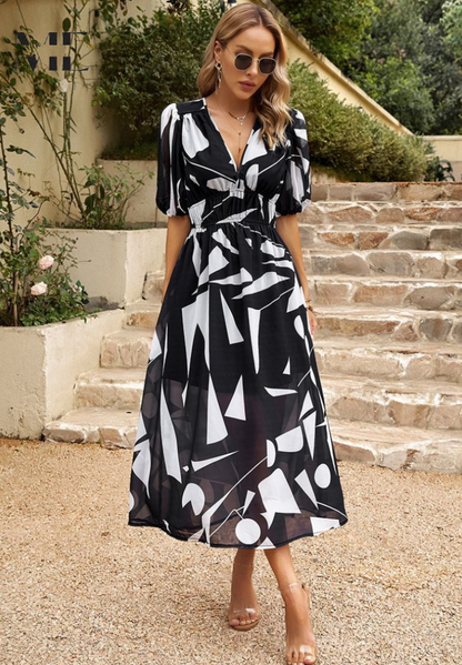 Lydia | Elegant Floral Dress
