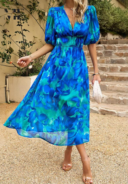 Lydia | Elegant Floral Dress