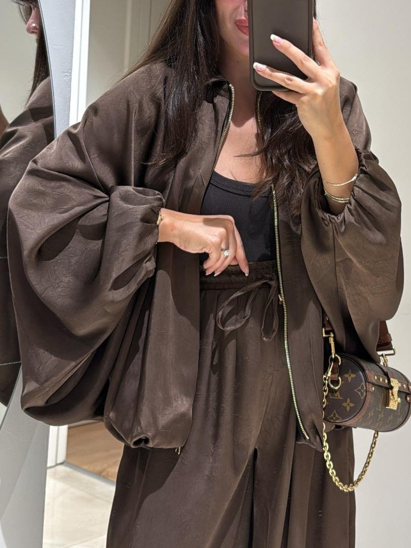 Maribel | Drawstring Pants & Jacket Casual Two-Piece Set