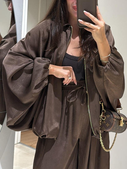Maribel | Drawstring Pants & Jacket Casual Two-Piece Set