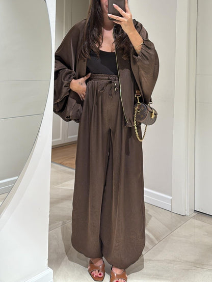 Maribel | Drawstring Pants & Jacket Casual Two-Piece Set