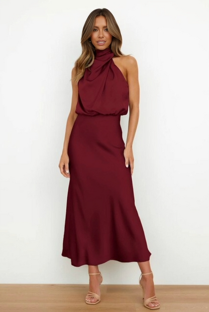 Eimear | Elegant Halter Evening Dress