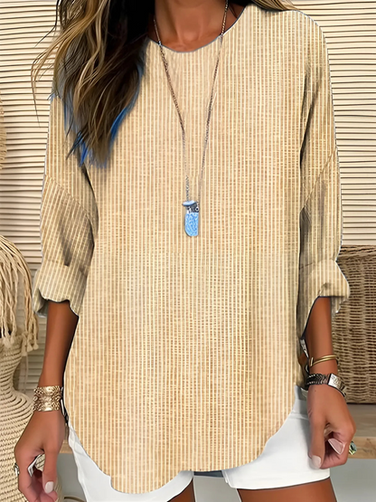 Edie | Contemporary Striped Blouse
