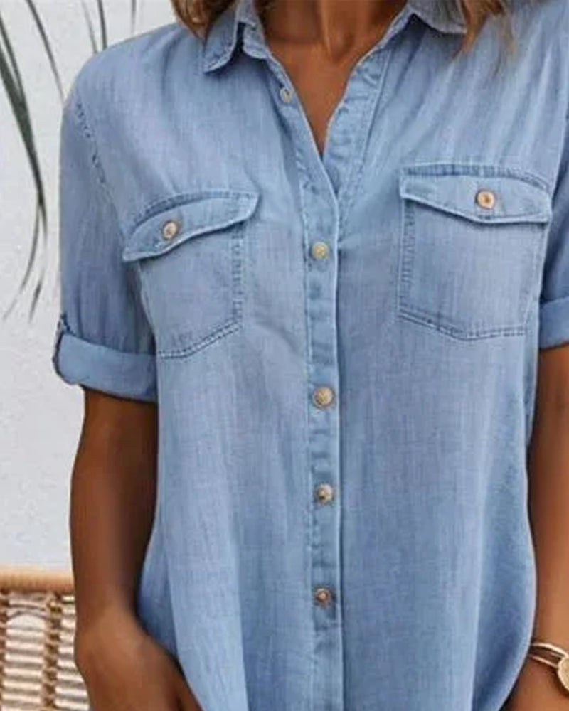Nova | Lightweight Denim-look Dress