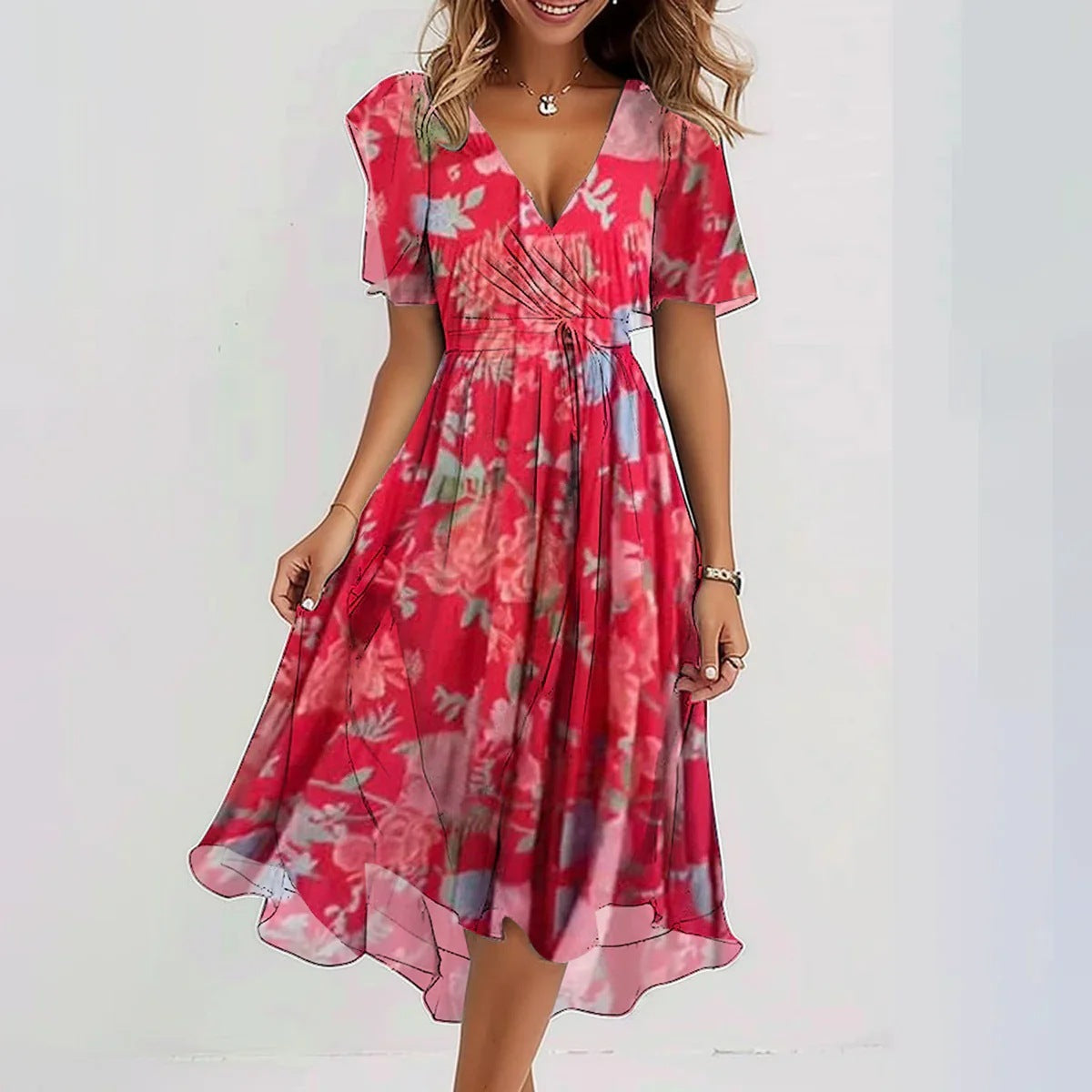 Nerys | Elegant Summer Dress