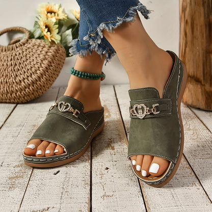 Zephyrine | Women's Flat Adjustable Sandals
