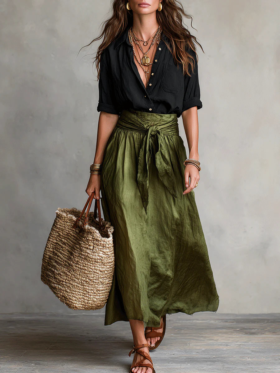Anastasia | Women's Two Piece Button-Up Set