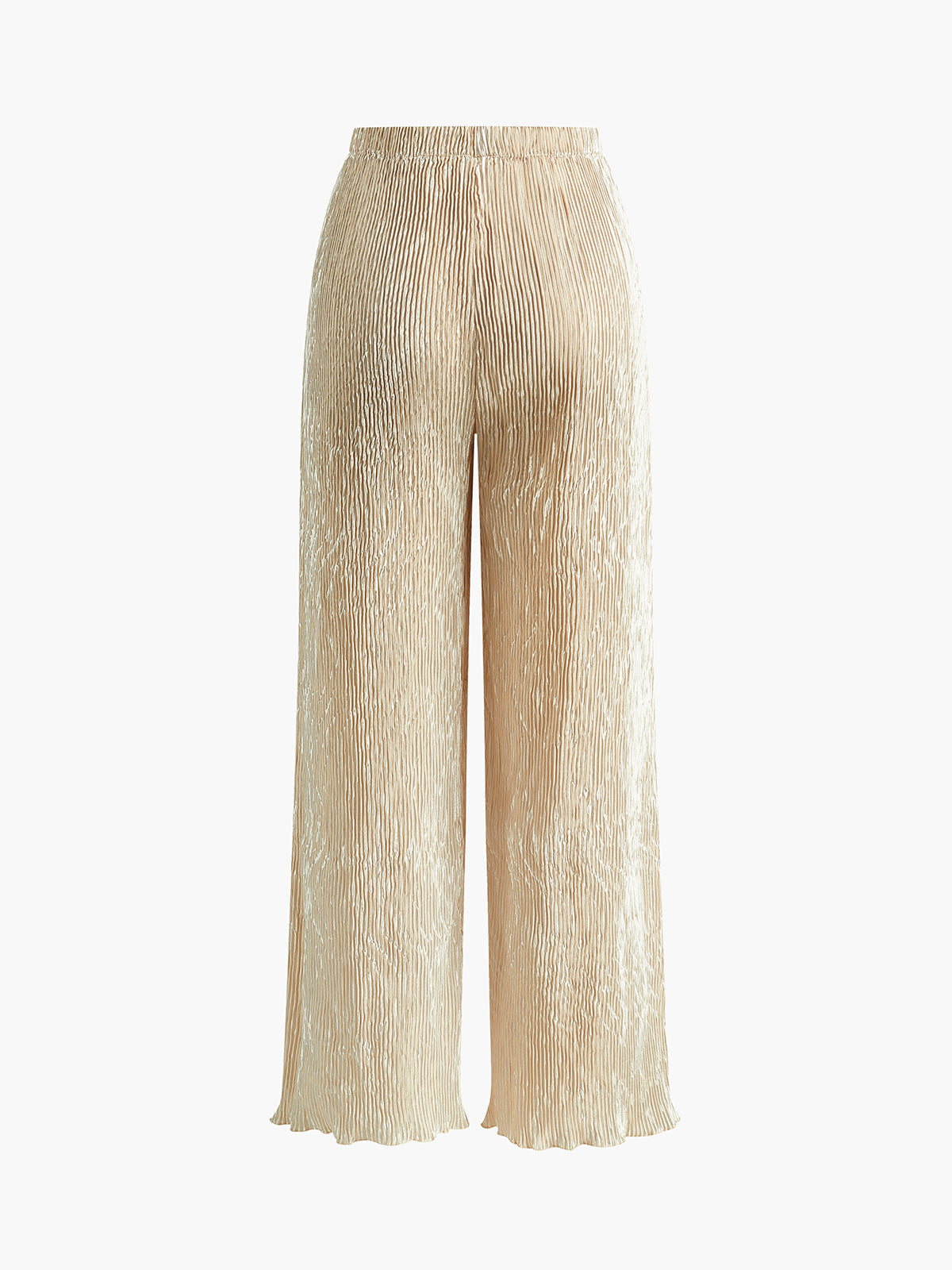 Serena | Women's Wide Leg Pants & Pleated Halter Top Set