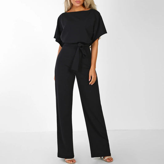 Ellie | Wide-Leg Jumpsuit with Belt