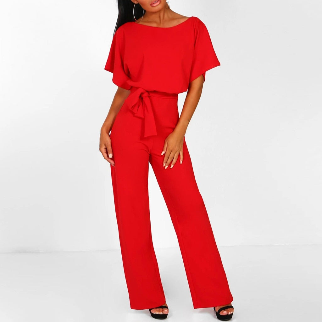 Ellie | Wide-Leg Jumpsuit with Belt