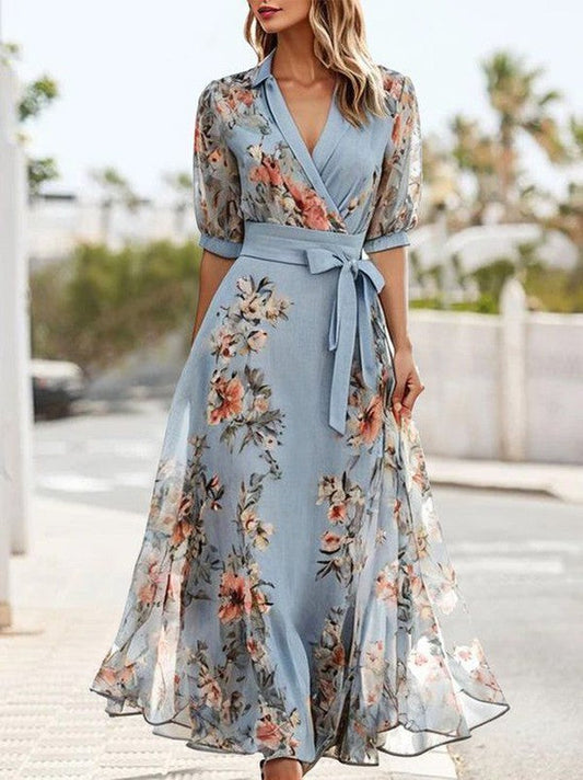 Ingeborg | V-Neck Midi Dress