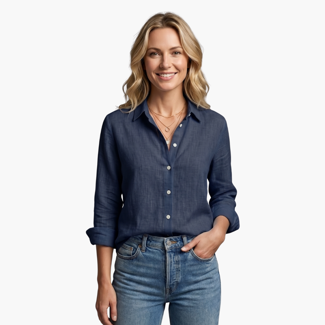 Thessaly | Women's Long Sleeve Button Down Shirt