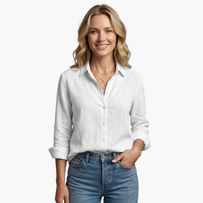 Thessaly | Women's Long Sleeve Button Down Shirt
