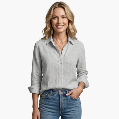 Thessaly | Women's Long Sleeve Button Down Shirt