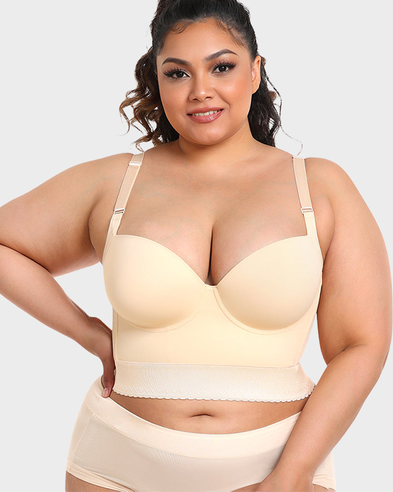 Nan™ | Built-In Shapewear Longline Push-Up Bra