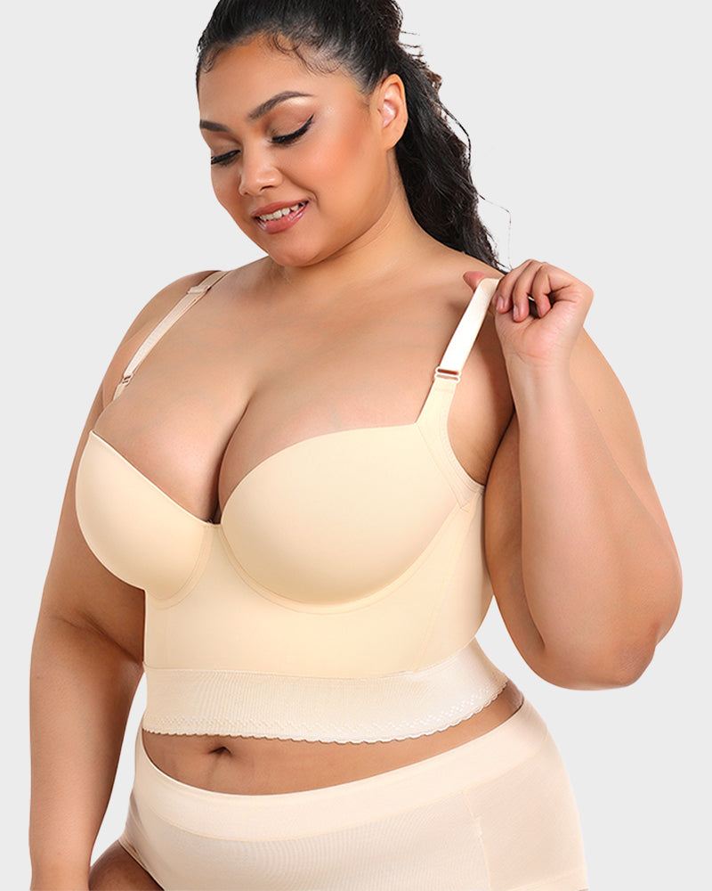 Nan™ | Built-In Shapewear Longline Push-Up Bra