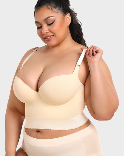 Nan™ | Built-In Shapewear Longline Push-Up Bra