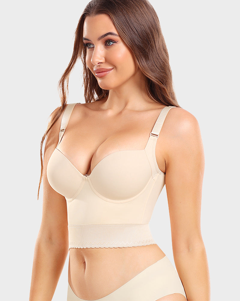 Nan™ | Built-In Shapewear Longline Push-Up Bra