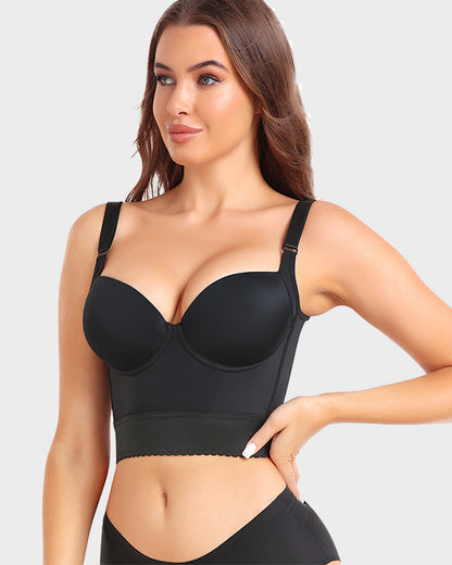 Nan™ | Built-In Shapewear Longline Push-Up Bra