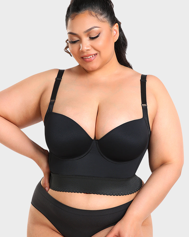 Nan™ | Built-In Shapewear Longline Push-Up Bra
