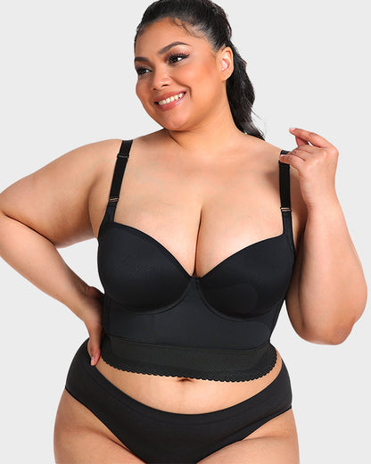 Nan™ | Built-In Shapewear Longline Push-Up Bra