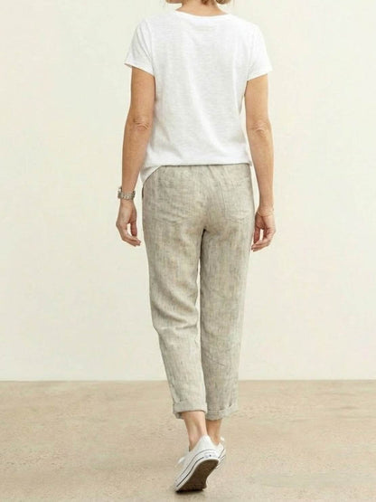Corinna™ | Women's Everyday Drawstring Straight-Leg Everyday Pants