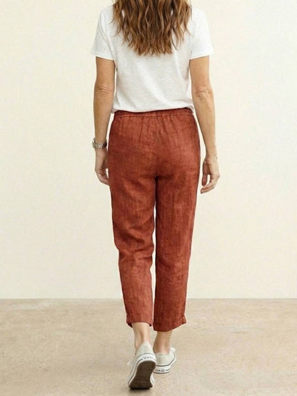 Corinna™ | Women's Everyday Drawstring Straight-Leg Everyday Pants
