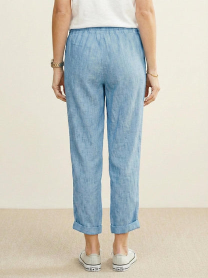 Corinna™ | Women's Everyday Drawstring Straight-Leg Everyday Pants
