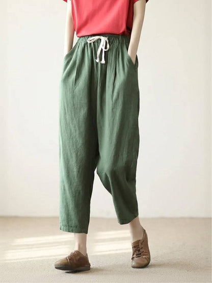 Corinna™ | Women's Everyday Drawstring Straight-Leg Everyday Pants