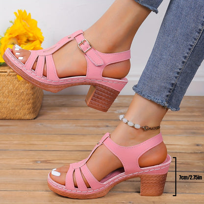 Olivia | Women's Cushioned Adjustable Buckle Sandals