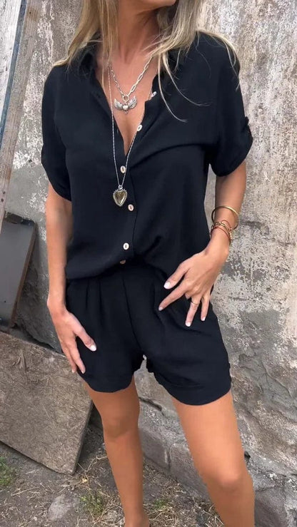Jamie | Top & Shorts Lightweight Two-Piece Set