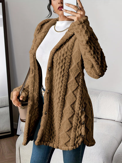 Eden™ | Plush Hooded Cardigan