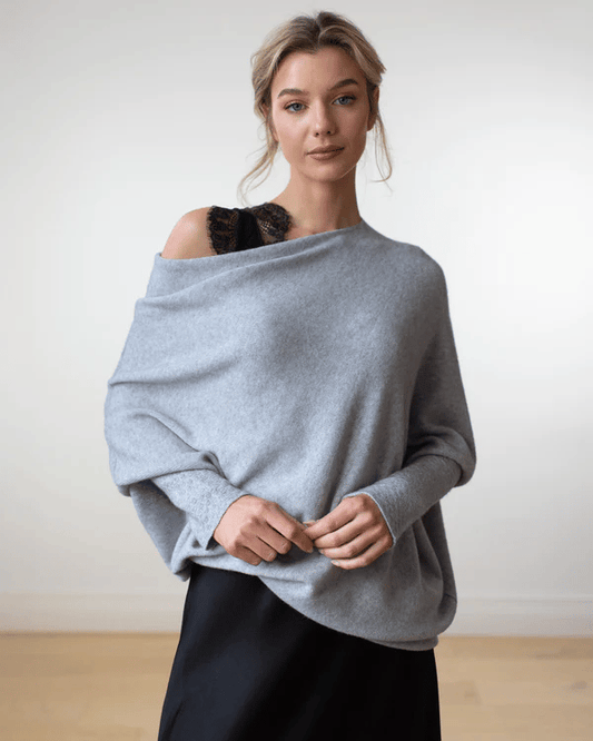 Elin™ | Women's Off Shoulder Long Sleeve Sweater