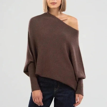 Elin | Women's Off Shoulder Long Sleeve Sweater