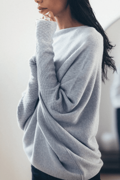 Elin | Women's Off Shoulder Long Sleeve Sweater