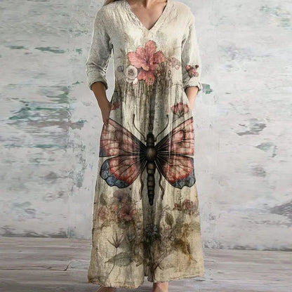 Eloise | Elegant Retro Maxi Dress