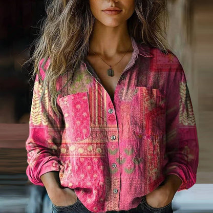 Tarni | Bohemian Pattern Vintage Blouse