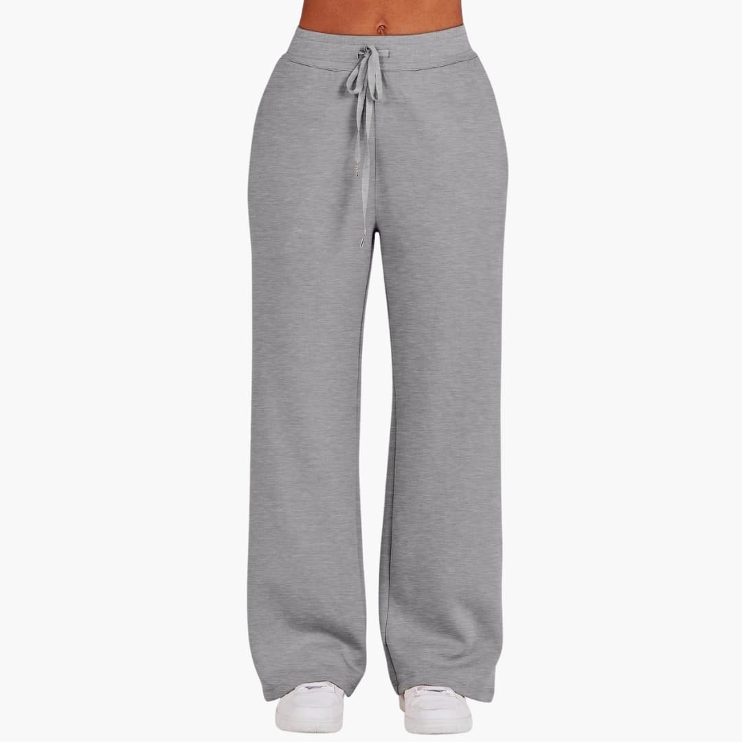 Daphne | Women's Wide Leg Pants & Half Zip Lounge Set
