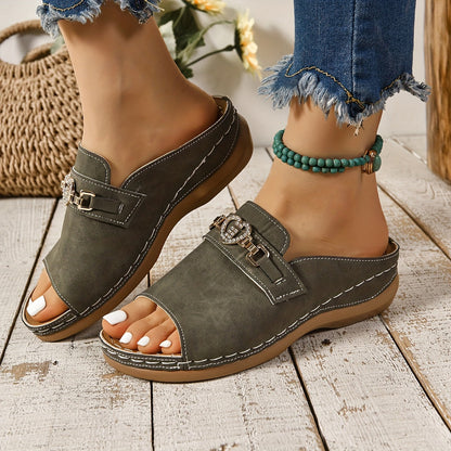 Zephyrine | Women's Flat Adjustable Sandals