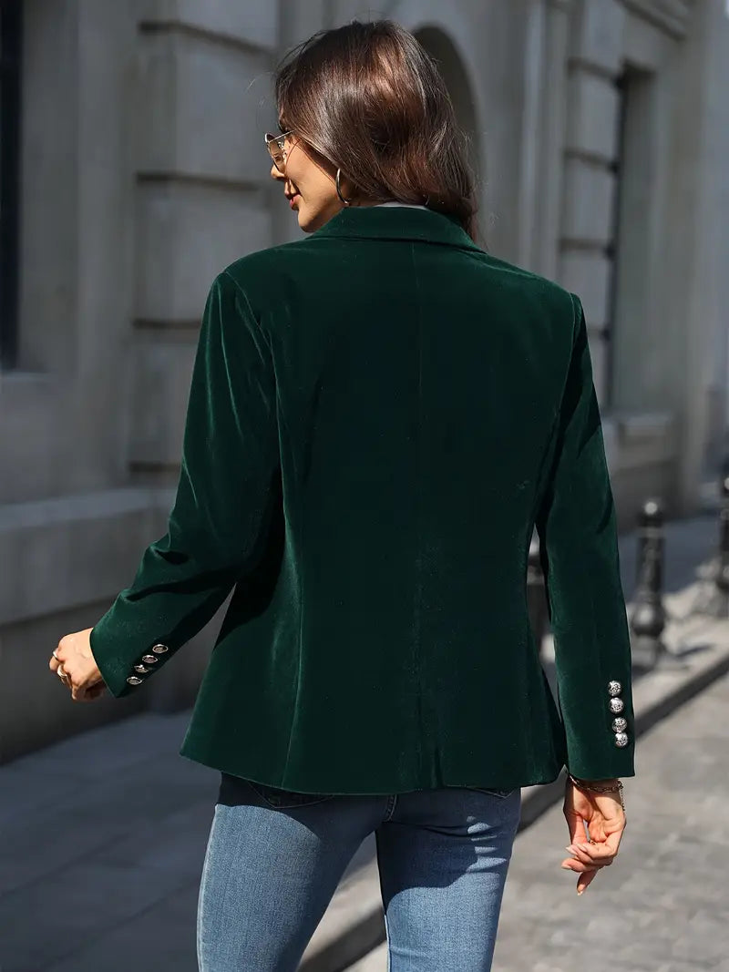 Eugenie™ | Elegant Velvet Blazer