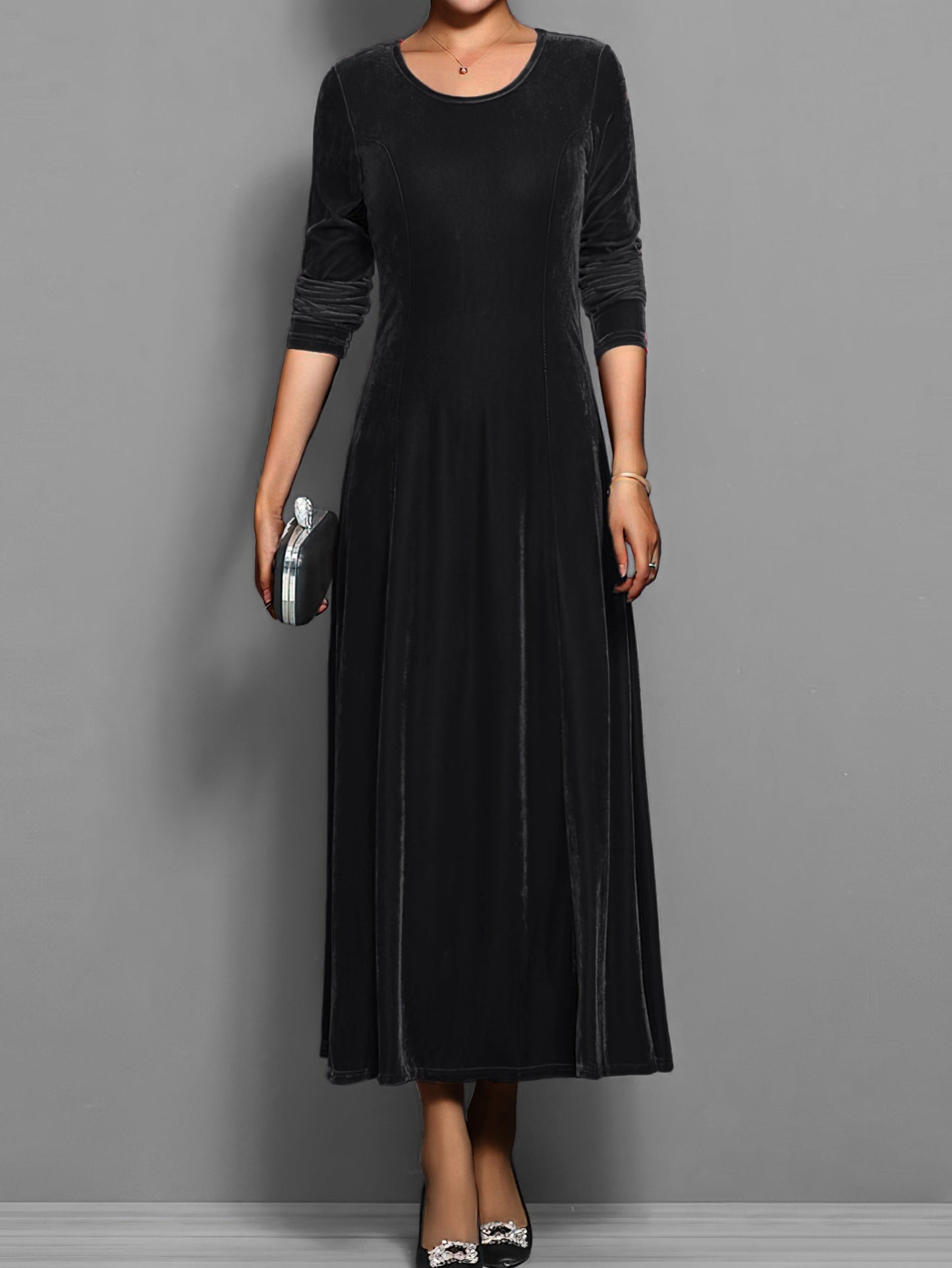 Jacinda | Soft Velvet Dress
