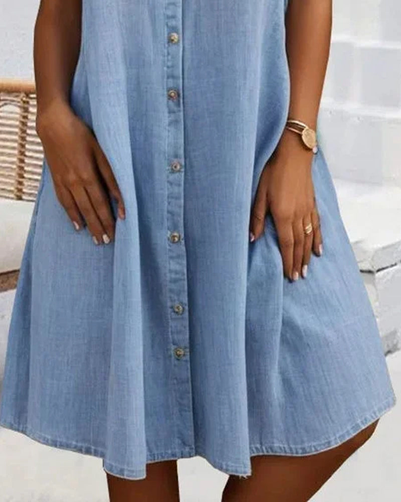 Nova | Lightweight Denim-look Dress