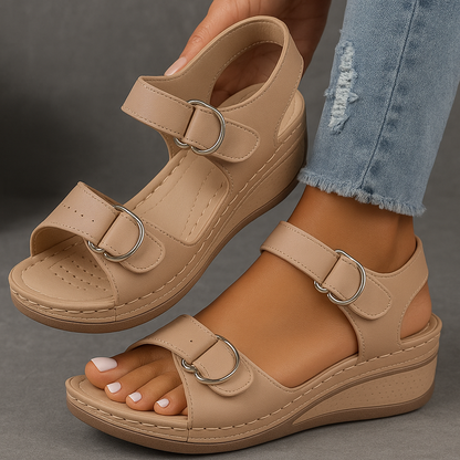 Ghislaine | Orthopedic Sandals with Wedge Heel
