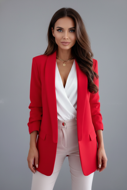 Storm | Women's Fitted Wrap Collar Blazer