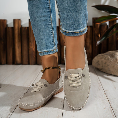 Federica | Women's Lace-Up Comfort Loafers