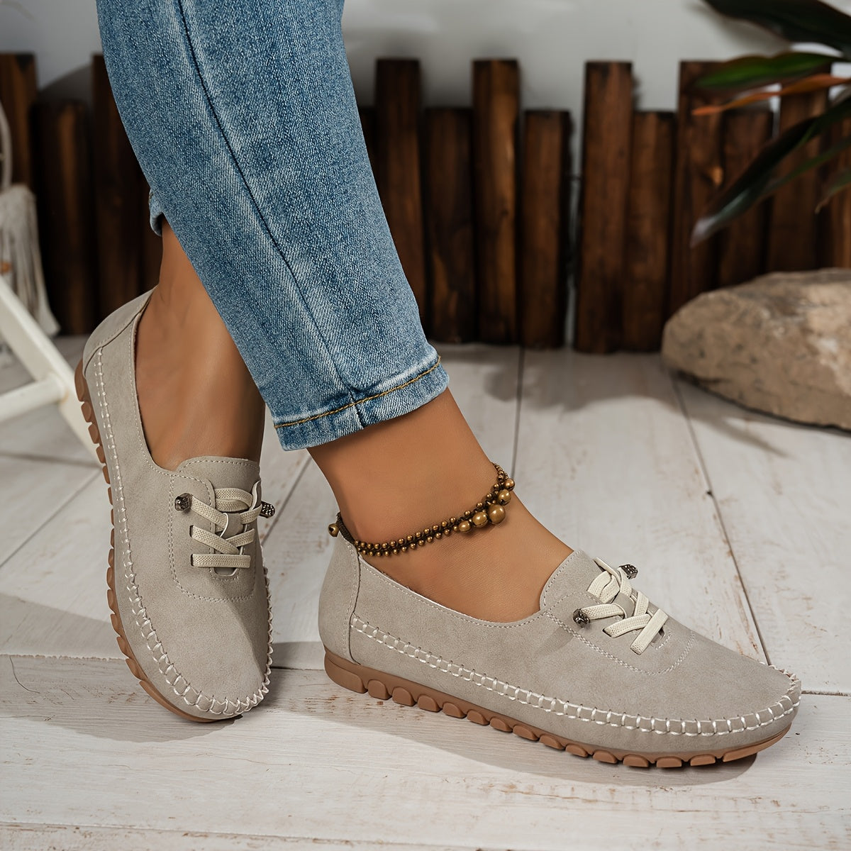 Federica | Women's Lace-Up Comfort Loafers