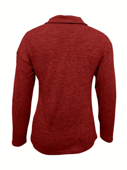 Aurora | Women's Half Zip Pullover Long Sleeve Everyday Top